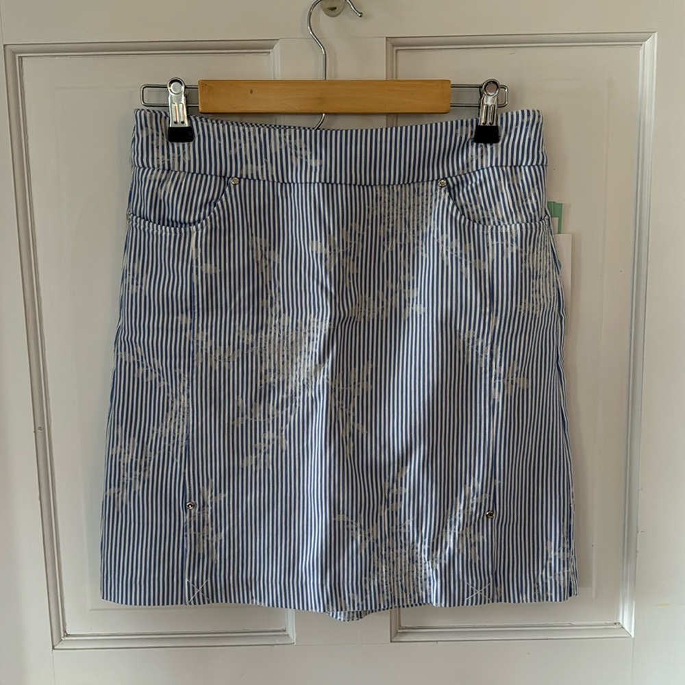 Floral Striped Skirt